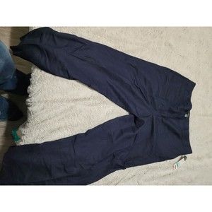 Nine West Womens Navy color Pants The Neo Classic Sz 16 Stretch Straight Leg